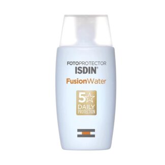 کرم ضدآفتاب سبک ایزدین spf 50 مدل fusion water magicمناسب برای پوست های حساس و آتوپیک حجم 50 میلی لیتر