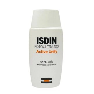کرم ضدآفتاب ضدلک ایزدین spf50 مدل Active unify مناسب برای انواع پوست بویژه پوست های حساس حجم 50 میلی لیتر