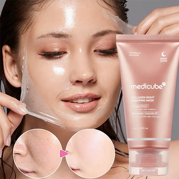 ماسک-شب-کلاژن-مدی-کیوب-Medicube-اصل-75-میل
