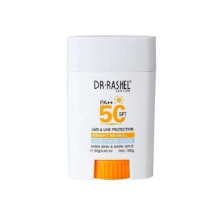 ضد آفتاب استیکی دکتر راشل spf50 مناسب برای انواع پوست حجم 20 میلی لیتر