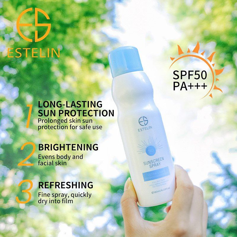 اسپری-ضدآفتاب-فوق-سبک-آبرسان-و-ضدلک-بیرنگ-استلین-180میل-Estelin-Ultra-Light-Hydrating-Invisible-Sunscreen-Spray-SPF50-PA-2
