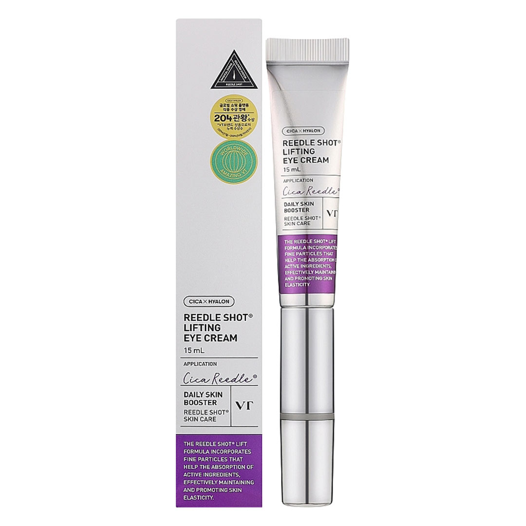 کرم-دور-چشم-لیفتینگ-ریدل-شات-وی-تی-کازمتیک-VT-Cosmetics-Reedle-Shot-Lifting-Eye-Cream