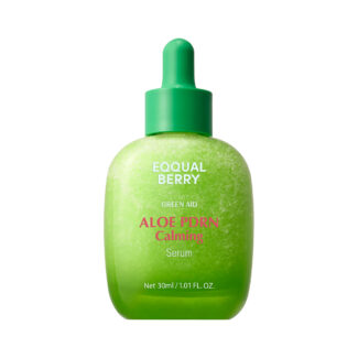 سرم آرامش بخش و ترمیم کننده قوی PDRN و آلوئه ورا آکوال بری EQQUAlBERRY Aloe PDRN Calming Serum مناسب پوست‌های حساس و مستعد آکنه حجم 30 میلی لیتر