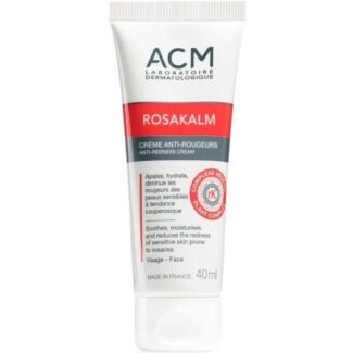 کرم ضد قرمزی رزکالم ای سی ام ACM ROSAKALM ANTI REDNESS CREAM مناسب برای پوست های حساس حجم ۴۰ میلی لیتر