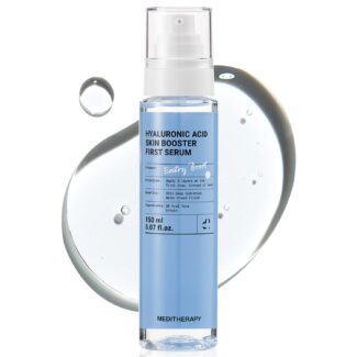 بوستر سرم هیالو اسید آبرسان عمیق مدی تراپی Meditherapy Hyaluronic Acid Skin Booster First Serumمناسب برای پوست های خشک حجم 150میلی لیتر