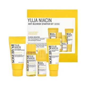کیت ضد لک و روشن کننده یوجا نیاسین سام بای می SOME BY MI Yuja Niacin Anti Blemish Starter Kit مناسب انواع پوست تونر یوجا 30 میل.کرم ژل یوجا 30 میل.سرم یوجا 10 میل.ماسک خواب یوجا 20 میل