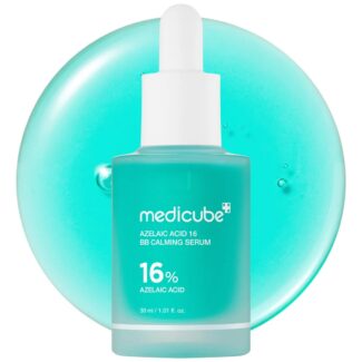 سرم آزلایک اسید ضد التهاب و لک مدیکیوب  medicube Azelaic Acid 16 Calming Serum مناسب برای پوست های حساس وچرب باحجم 30 میلی لیتر