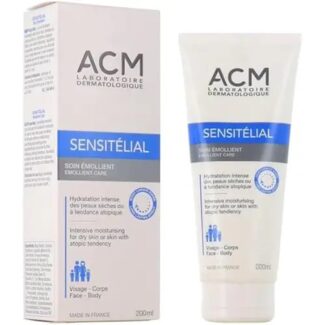 ژل شستشوی صورت و بدن پوست خشک ای سی ام ACM Sensitelial Intensive Moisturizing for dry skinمناسب برای پوست‌های خشک حجم 200 میلی لیتر