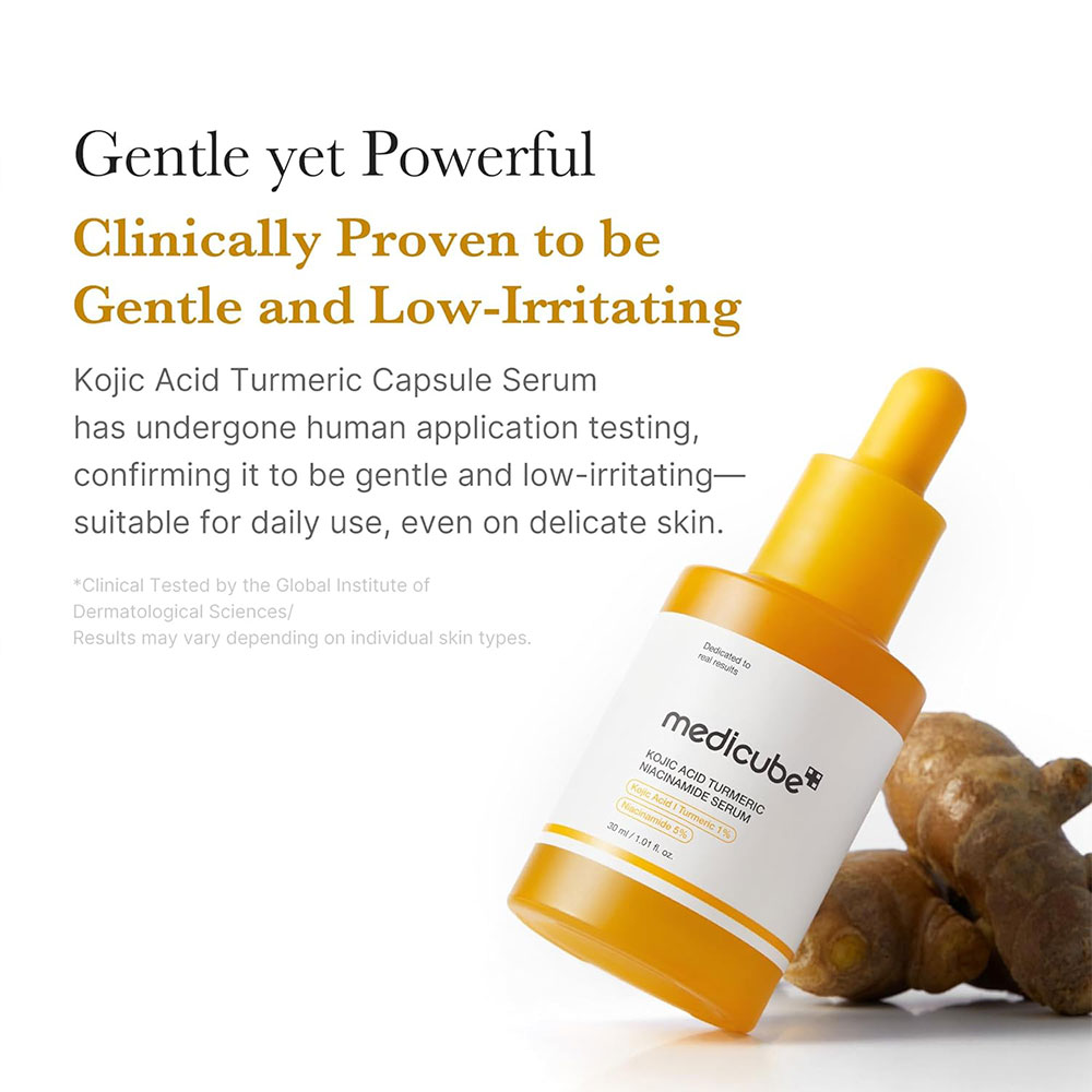 سرم-ضد-لک-و-روشن-کننده-کوجیک-اسید-و-نیاسینامید-مدی-کیوب-Medicube-Kojic-Acid-Turmeric-Niacinamide-Serum-7