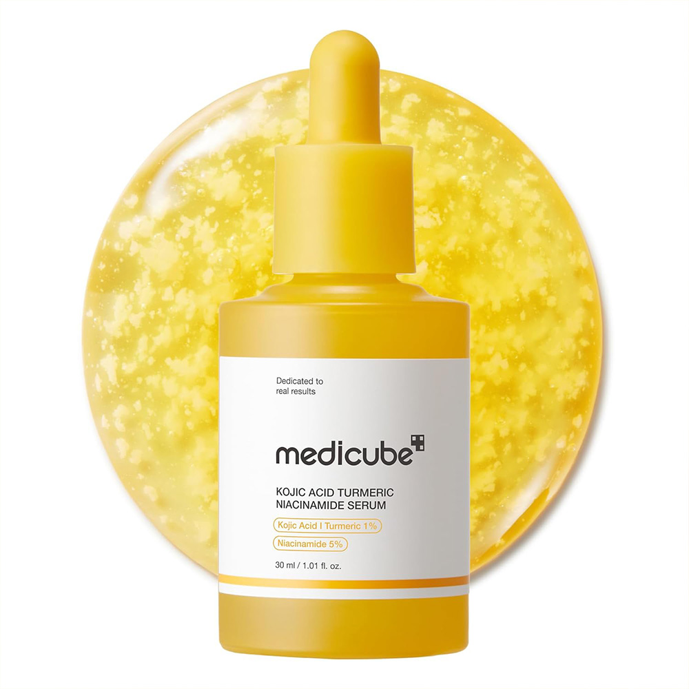 سرم-ضد-لک-و-روشن-کننده-کوجیک-اسید-و-نیاسینامید-مدی-کیوب-Medicube-Kojic-Acid-Turmeric-Niacinamide-Serum