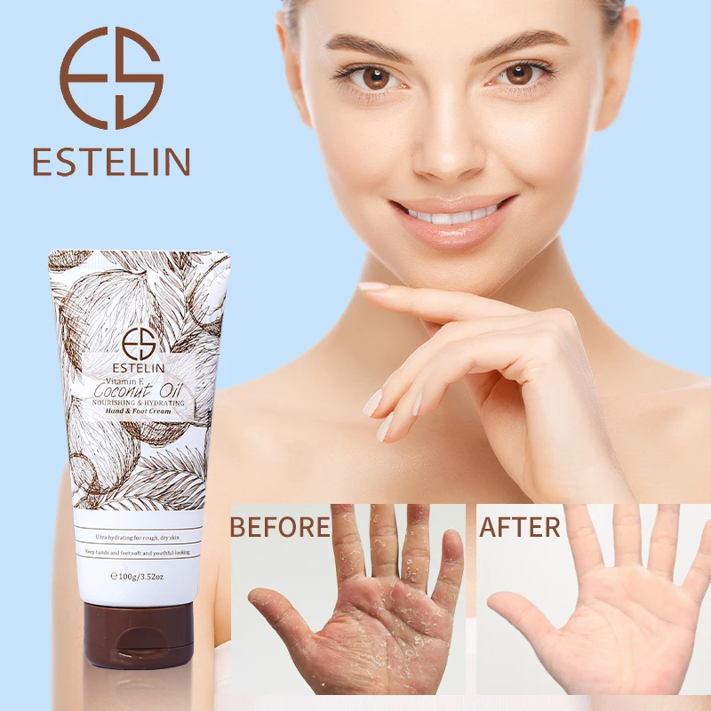 کرم-دست-و-پا-نارگیل-و-ویتامین-E-استلین-ESTELIN-Coconut-Oil-Hand-Foot-Cream-2