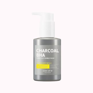 ماسک حبابی زغال و خاک رس سام بای می SOME BY MI Charcoal BHA Pore Clay Bubble Mask مناسب پوست های چرب حجم 120 میلی لیتر