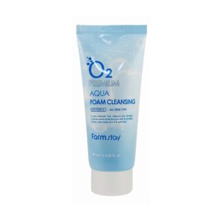 فوم شوینده آکوا پریمیوم فارم استی Farm stay Aqua Premium foam cleanser مناسب انواع پوست حجم 100 میلی لیتر