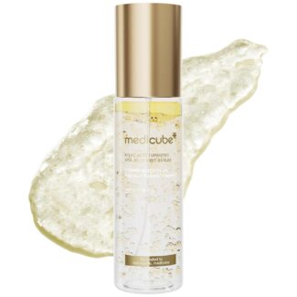 سرم اسپری روشن کننده کوجیک اسید و زردچوبه مدیکیوب MEDICUBE KOJIC ACID TURMERIC VITA JELLY MIST SERUM مناسب برای انواع پوست حجم100میلی لیتر