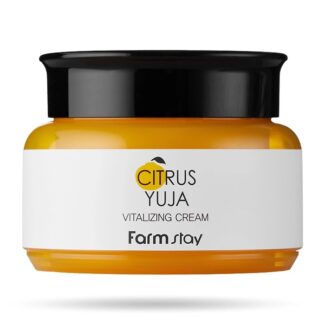 کرم ضد لک و روشن کننده مرکبات یوجا فارم استی Farmstay Citrus Yuja Vitalizing Cream حجم 100 میلی لیتر