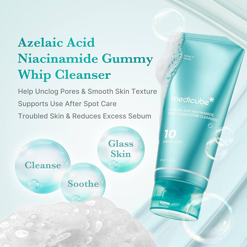 Medicube-Azelaic-Acid-Niacinamide-Deep-Clean-Foam-Cleanser5