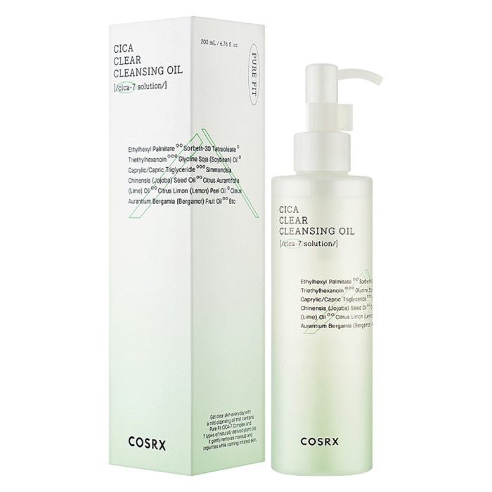 روغن-پاک-کننده-سیکا-کوزارکس-COSRX-Pure-Fit-Cica-Clear-Cleansing-Oil-200ml-700x700-1