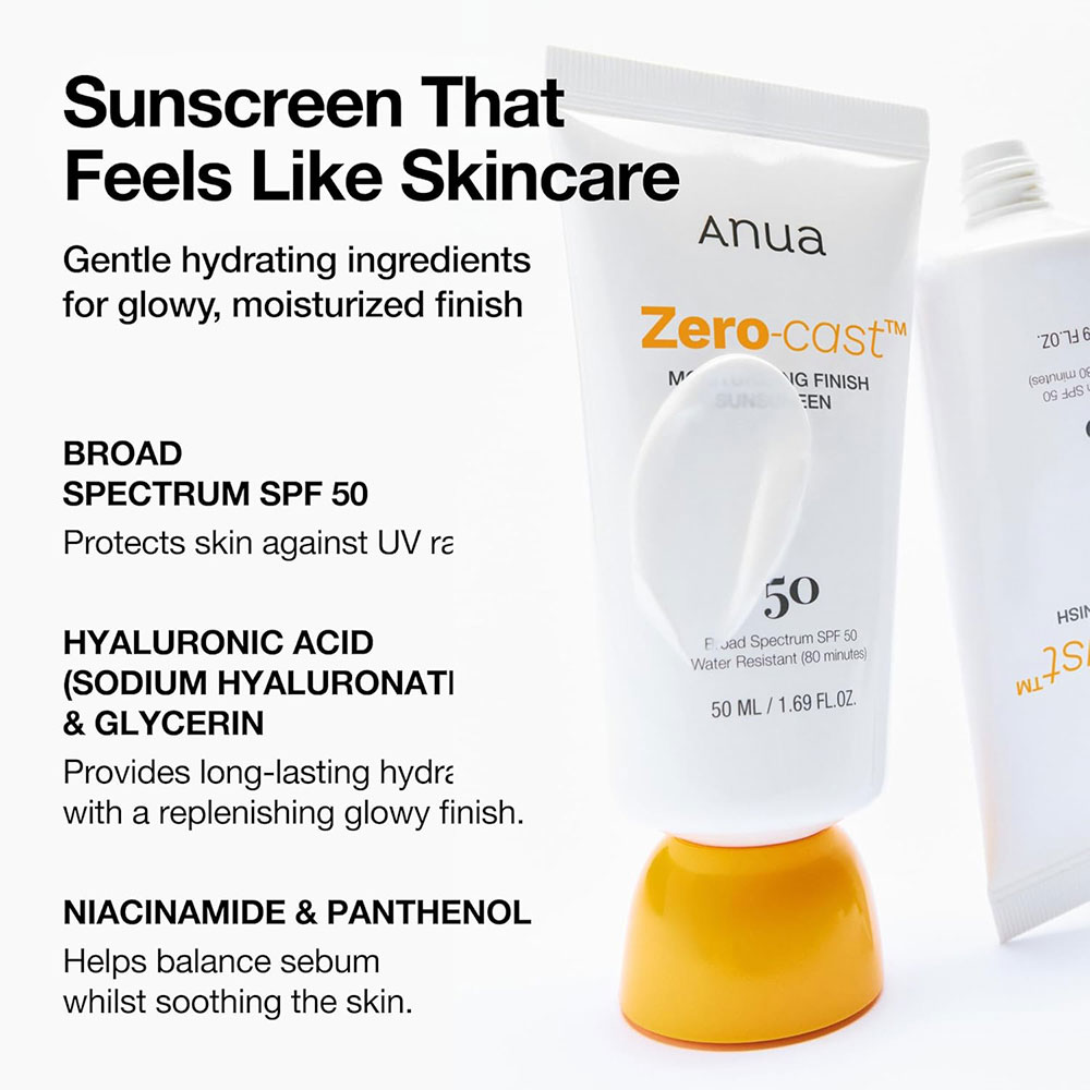 ضد-آفتاب-آبرسان-زیرو-کست-آنوا-Anua-Zero-cast-Moisturizing-Finish-Sunscreen-2