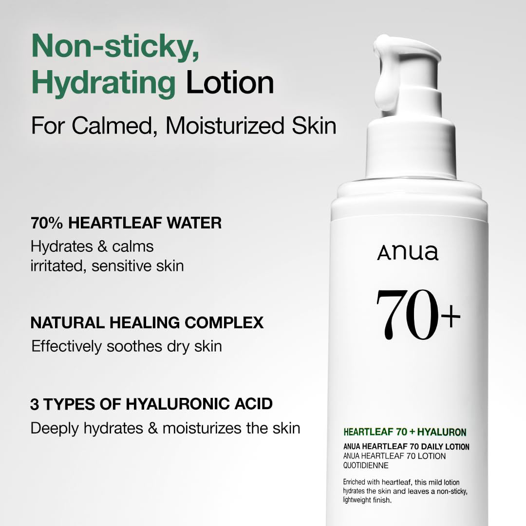 لوسیون-آبرسان-و-تسکین-دهنده-آنوا-ANUA-Heartleaf-70-Daily-Relief-Lotion-10