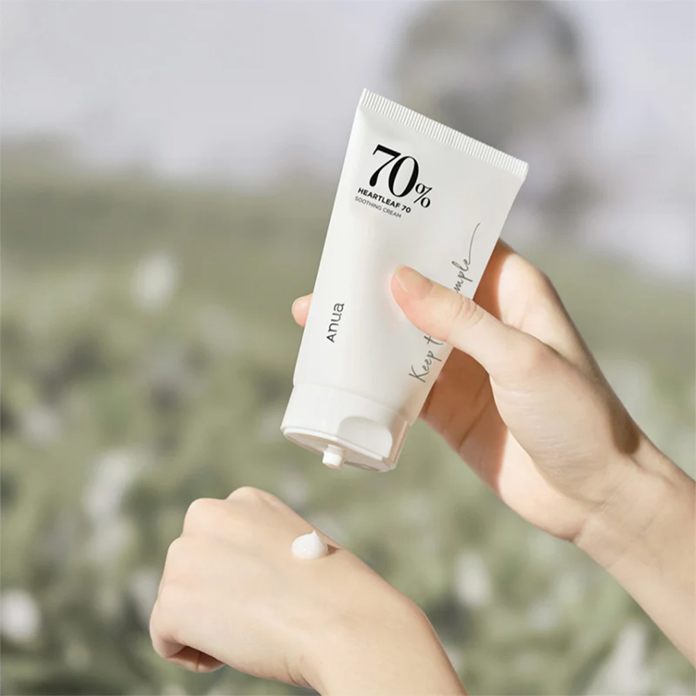 کرم-تقویت-کننده-و-تسکین-دهنده-آنوا-Anua-Heartleaf-70-Soothing-Cream-100ml-2