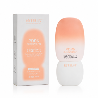 کرم ضدآفتاب تسکین‌دهنده و آبرسان استلین PDRN SPF50+ PA مدل DNA Salmon مناسب انواع پوست حجم 40 میلی‌لیتر