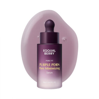 سرم کنترل منافذ و روشن کننده PDRN بنفش اکوال بری Eqqualberry Purple PDRN Pore Minimizing Serum مناسب انواع پوست حجم 30 میلی لیتر