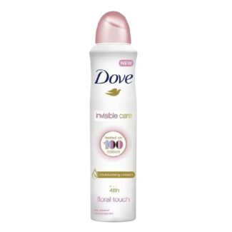 اسپری ضد تعریق tested on 100 colours داو Floral Touch Invisible Care مناسب برای بانوان حجم 250 میلی لیتر