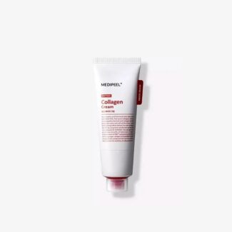 کرم آبرسان و جوانساز پپتاید کلاژن قرمز مدی پیل MEDI PEEL Red Lacto Peptide Collagen Barrier Creamمناسب انواع پوست حجم80میلی لیتر