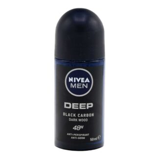 مام رول مردانه نیوآ NIVEA اصل آلمان Black Carbon Dark Wood حجم 50 میلی لیتر