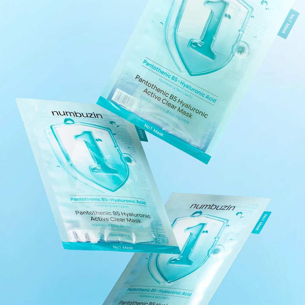 Numbuzin-No.1-Pantothenic-B5-Hyaluronic-Active-Clear-Mask-5