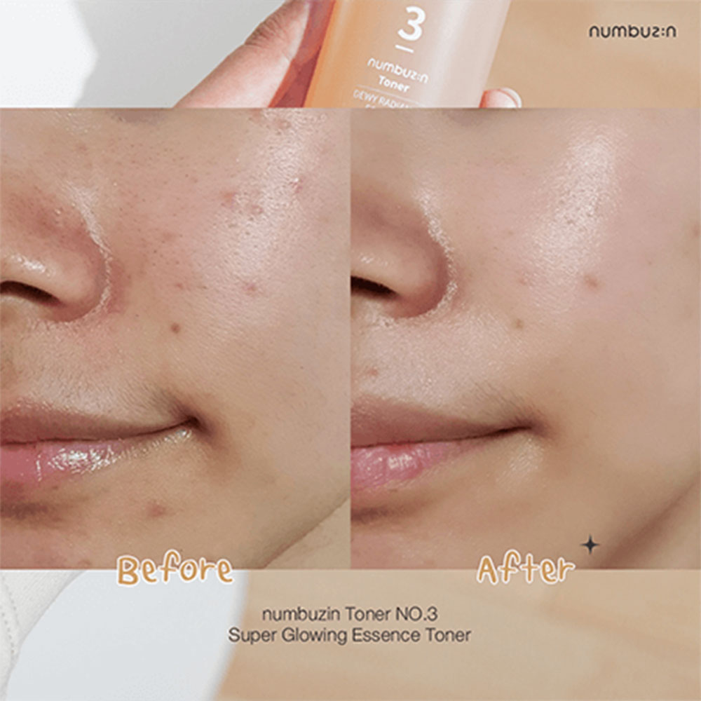 تونر-اسنس-شفاف-و-روشن-کننده-شماره-3-نامبوزین-NUMBUZIN-No.-3-Super-Glowing-Essence-Toner-12