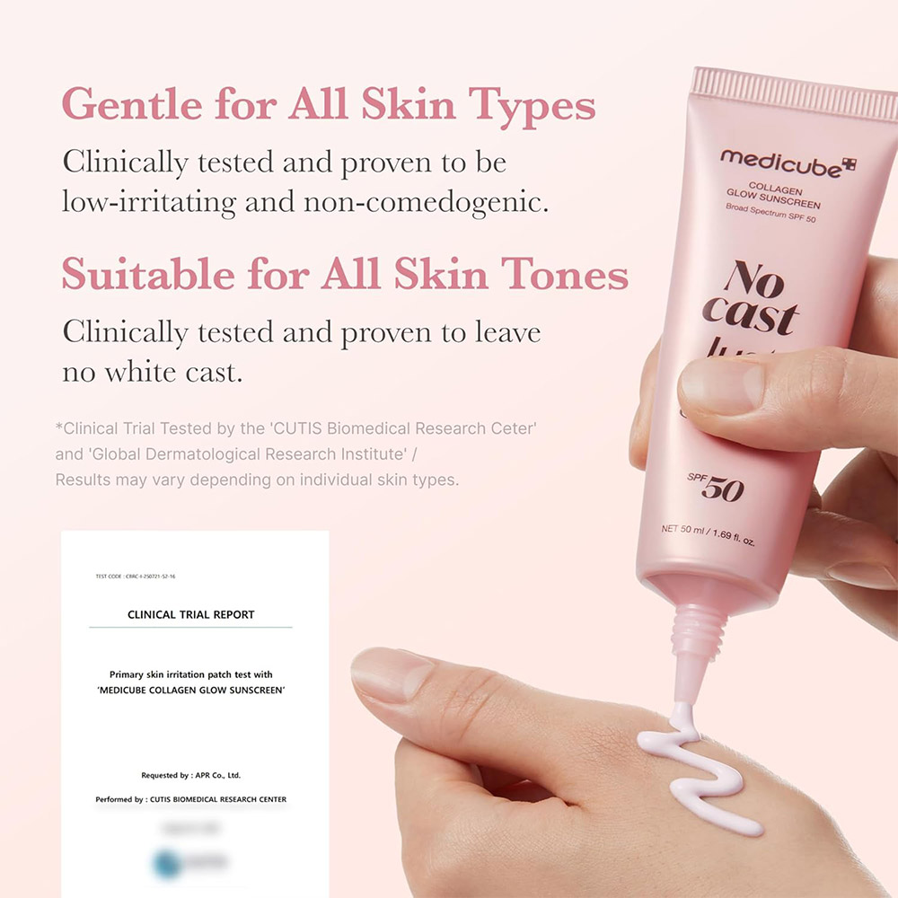 ضد-آفتاب-بی-رنگ-درخشان-کننده-کلاژن-مدی-کیوب-medicube-Sunscreen-No-Cast-Just-Glow-Collagen-5