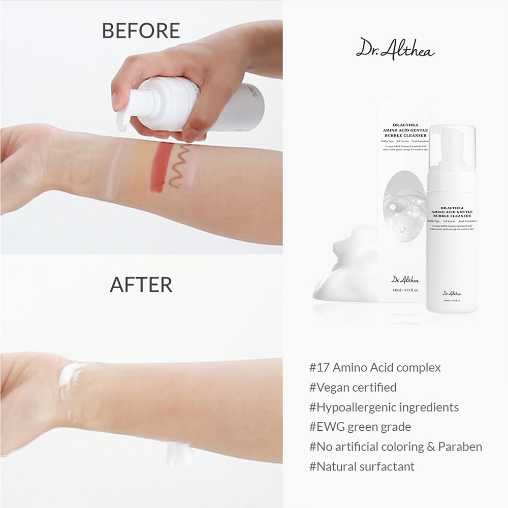 فوم-شستشوی-حبابی-آمینو-اسید-دکتر-التیا-Dr.Althea-Amino-Acid-Gentle-Bubble-Cleanser-2