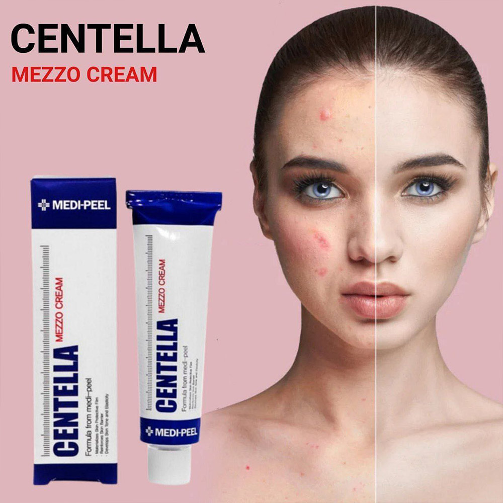 مزو-کرم-تسکین-دهنده-و-ترمیم-کننده-سنتلا-مدی-پیل-Medi-Peel-Centella-Mezzo-Cream-7