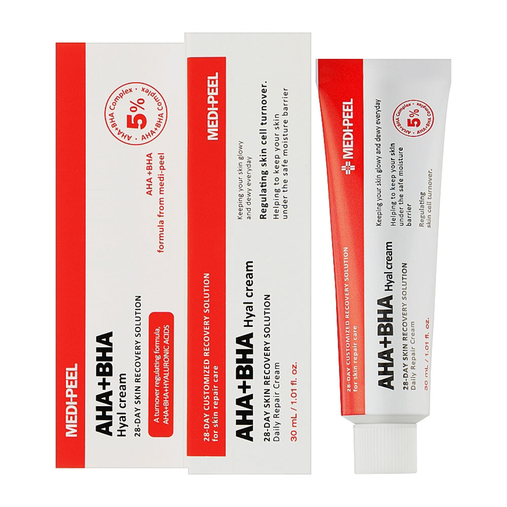 کرم-لایه-بردار-28-روزه-مدی-پیل-MEDI-PEEL-AHA-BHA-28-Days-Hyal-Cream