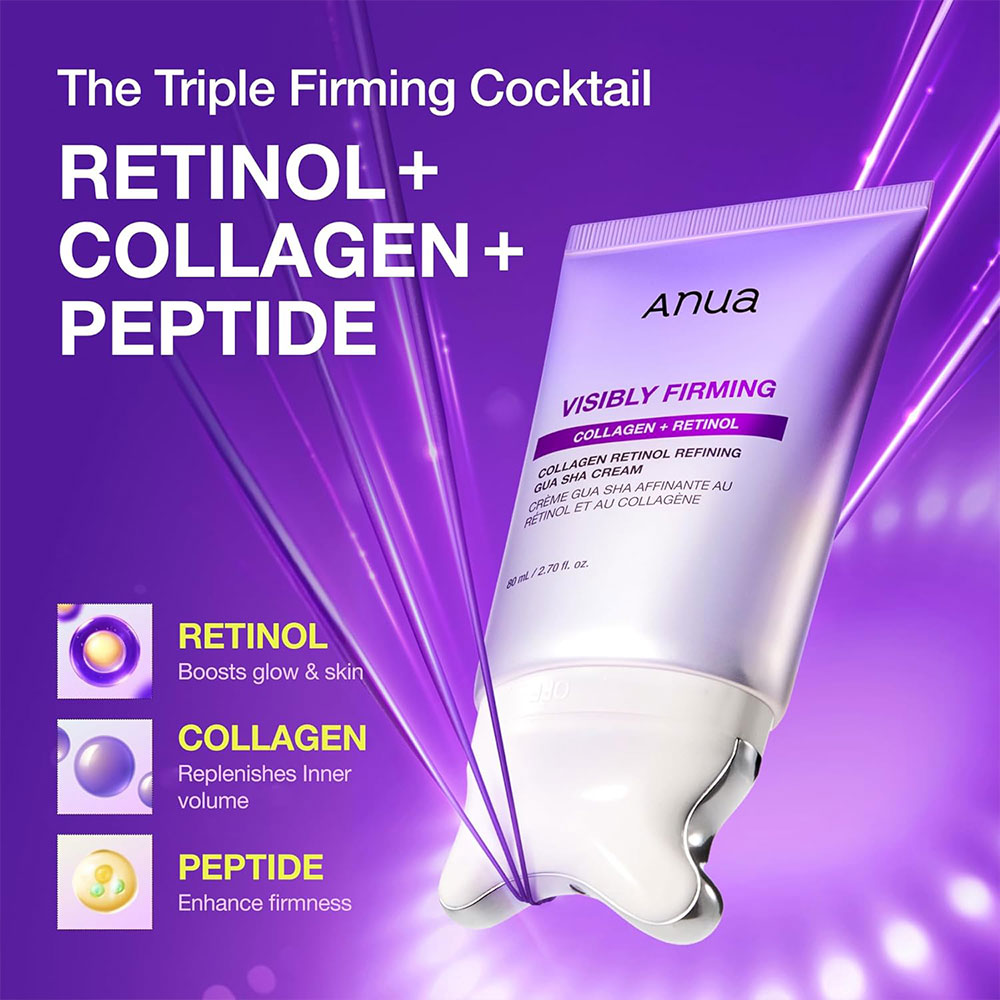 گواشا-کرم-رتینول-و-کلاژن-آنوا-ضد-چروک،-جوانساز-و-فرم-دهنده-Anua-Collagen-Retinol-Refining-Gua-Sha-Cream-1